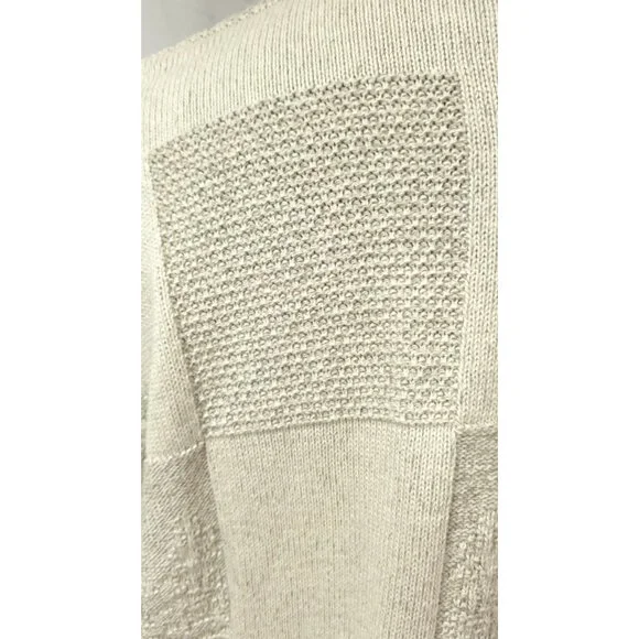 Vtg Croft & Barrow Sweater Mens XL Cream Ducks Tree Embossed Graphic USA Sweater - Picture 13 of 14